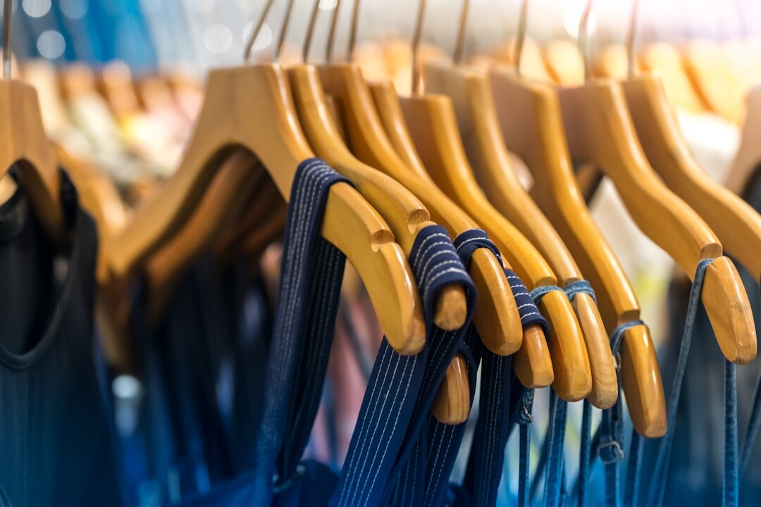 clothing store rack
